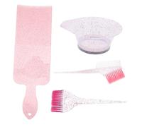 Beaupretty Hair Color Mixing Bowl and Brush Set with Soft Dye Brush and Material Shimmering Pink Hair Dye Kit for Home and Salon Use Easy and Even Application for Beginners