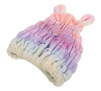 Beaupretty Hair Towel Wrap for Quick Drying Soft Coral Fleece Unicorn Design Shower Cap for Women Absorbent Hair Cover for Bath and Post-shower Use for Friends and Family