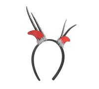 Beaupretty Halloween Devil Headband Cosplay Accessory Red Horns Hair Decoration for Themed Parties Durable Felt and Material for Halloween Costume Multi Occasion Use Easy to Store