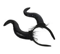 Beaupretty Halloween Devil Horn Headband Ox Horn Headband Cosplay Hair Unique Party Accessory