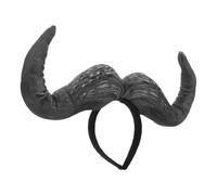 Beaupretty Halloween Ox Horn Headband for Cosplay Unique Comfortable Animal Costume Accessory for Parties Festivals and Dress Up Events