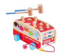 Beaupretty Hammering Interactive Color Cognition Plaything for Early Education Develops Hand-eye Coordination and Reaction Skills Bright Non-toxic Paint Educational Hammer Game