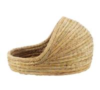 Beaupretty Hamster Straw Bed Hideout Hut for Small Pets, Portable Chew Safe | Woven Green Nest, Winter Warmth and Tooth Grinding Support, for Rabbits, Guinea Pigs, Hedgehogs