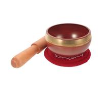 Beaupretty Hand-hammered Nepal Singing Bowl Chakra Meditation Sound Bowls with Cushion and Mallet for Stress Relief and Decorative Mindfulness