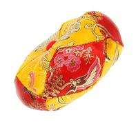 Beaupretty Handcrafted 3.5 Inch Embroidered Tibetan Singing Bowl Cushion Pad Mat for Buddhist Sound Bowl Cotton Base Holder Suitable for Meditation and Prayer