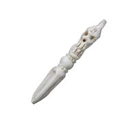 Beaupretty Handcrafted Tibetan Vajra Necklace Spiritual Jewelry for Men Ivory Color Buddhist Gift with Detailed Craftsmanship Smooth Surface Durable and Chic Accessory for Meditation and