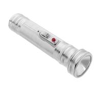 Beaupretty Handheld Flashlight with Reliable Iron Shell Vintage Old-fashioned Metal and Versatile Usage, Classic Retro Torch for Office Decors and Camping