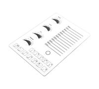 Beaupretty Handheld Lash Display Board Eyelash Plate Lash Holder for Beauty Salon Eyelash Extension Supply for Mannequin Head Display