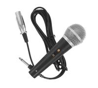 Beaupretty Handheld Wired Dynamic Microphone for Karaoke Machines Vocal Mic Stand Plug in Microphone for Singing Events