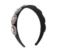 Beaupretty Handmade Baroque Pearl Beaded Headband Lightweight Comfortable Wedding Headdress for Women Bridal Hair Accessories Party Festival Charm