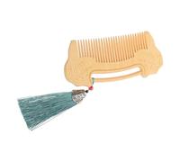 Beaupretty Handmade Fine Tooth Wooden Comb with Ruyi Lock Design Craftsmanship for Men Pocket-sized Beard and Scalp Massage Tool for Special Occasions