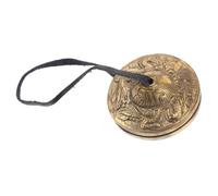 Beaupretty Handmade Nepal Brass Bell Finger Cymbals for Percussion Musical Symbols Instrument Yoga and Belly Dancing Performance