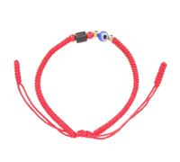 Beaupretty Handmade Red String Bracelet Evil Eye Charm for Women, Adjustable Braided Wristband, Protective Kabbalah Jewelry for Daily Wear