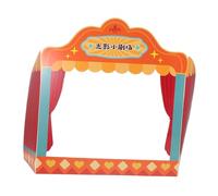 Beaupretty Handmade Shadow Puppet Theater Kit for Traditional Chinese Shadow Puppetry Stage Play Enhances Patience and Fine Motor Skills for Kindergarten Storytelling and Cultural Exploration