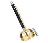 Beaupretty Handmade Tibetan Buddhist Copper Bell Telescopic Prayer Wheel for Meditation Vintage Sound Chime Durable and Easy to for Yoga and Rituals for Homes and Temples