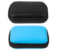 Beaupretty Hard Drive Storage Case Maximum Protection 2pcs Hdd Portable Protective Bag with Nylon and Aluminium Alloy Material and Stylish Colour Scheme, Travel Electronics Carrying Pouch