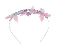 Beaupretty Headwear Jewelry Party Headpiece Alloy Butterfly Hairband Girl's Imitation Headdress Hair Accessories Butterfly Headpiece for Women Crown Hairpiece