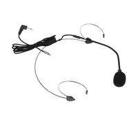 Beaupretty Headworn Headset Microphone with Flexible Plug for Teachers Trainers and Guides Ear Hanging Wired Condenser Mic for Voice Amplification and Comfortable Secure Fit