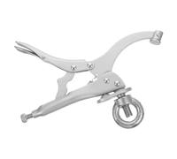 Beaupretty Heavy Duty Drill Press Vise Clamp with Easy to Adjust Locking Mechanism Made of Carbon Steel Preventing Mistakes for Woodworking and Welding Projects