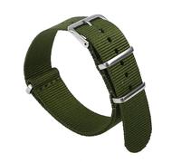 Beaupretty Heavy Duty Nylon Watch Strap Breathable Woven Wristband Replacement Band Army Green Easy to Install Durable Comfortable for All Day Wear