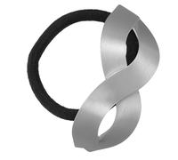 Beaupretty High Elasticity Alloy Hair Tie for Women Ponytail Holder Surface Chic Bow and Pendant Design for Stylish Women