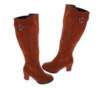 Beaupretty High Heeled Knight Boots for Women Stylish Side Zipper Long Boots Autumn Winter Fashion for Casual Outings