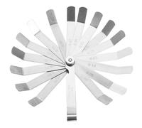 Beaupretty High Precision Feeler Gauge Set 16-blade Metric Spring Steel Measuring Tool for Machining and Woodworking with Stainless Steel Blades Suitable for Automotive Gap Inspection