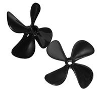Beaupretty High Strength Plastic Rc Boat Propeller with Bore for Simulation Fishing Cargo and Bait Boats Supply Accessory