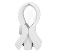 Beaupretty Holder Accessories with with Secure and Mic Clip Grip Microphone Plastic Featuring White Compact Design Diameter 32-60mm 5/8" + 3/8" Screw Adapter Compatible for Microphone Stand