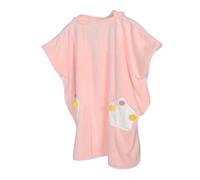 Beaupretty Hooded Toddler Bathrobe Quick Dry and Absorbent 1-Piece Bath Towel with Crown and Star Pattern Suitable for Kids and Infants for Bath Time and Beach Use