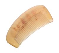 Beaupretty Horn Comb Massage for Women Sheep Horn Gua Sha Thick Hair Scalp Care Tool Multi Functional Massage Comb for Hair for Daily Use