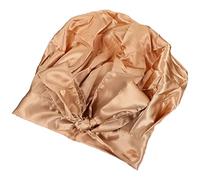 Beaupretty Household Jumbo Satin Sleep Bonnet for Women Comfortable Hair Protection Hat for Chemo Patients Fits Elastic Design for All Night Comfort