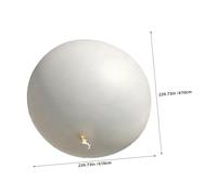 Beaupretty Huge Balloons Science Balloons for Birthday for Wedding for Party White