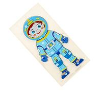 Beaupretty Human Body Puzzle Wooden Fidget for Boy Girl Educational Jigsaw Puzzle for Montessori Learning for Family and School Activities Fun Cognitive Development Game