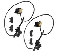 Beaupretty Hydraulic Front Disc Brake Assembly Reliable Braking 2 Sets for Stainless Steel Master Cylinder Caliper Pads Kit with Replacement Lever and Hose System Pit Dirt Bike Atv