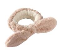 Beaupretty Imitation Rabbit Hair Strap Makeup Headband for Face Washing Reusable Fluffy Rabbit Ear Headdress for Skincare and Shower Use