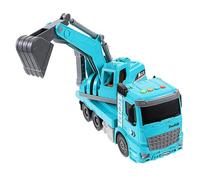Beaupretty Inertial Excavator with Music Light Construction Vehicle for Boys Birthday Holiday Fun Engineering Play for Outdoor Adventures