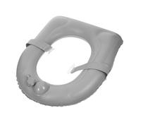 Beaupretty Inflatable Toilet Seat Riser with Suction Cups PVC Cushion for Seniors and Elderly Quick-inflate Potty Seat Protector for Bedside Commode and Shower Chair