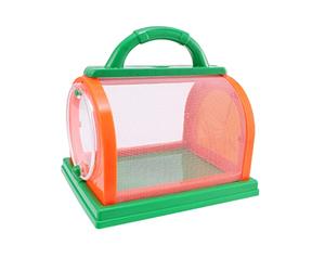 Beaupretty Insect Collector for Boys and Girls Outdoor Exploration Plastic Cage Handle Mesh Frame Nets Holder Catch Clip and Magnifier for Boys Girls Bug Kit