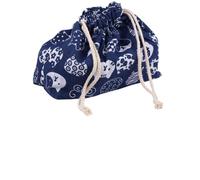 Beaupretty Insulated Picnic Bag Lunch Bag Japanese Style Double-Layer Thickened Cotton Drawstring Easy to Clean Picnic Work