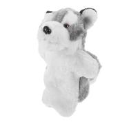 Beaupretty Interactive Animal Hand Puppet Cute Plush Wolf Puppet for Storytelling and Playtime Educational for Stimulates Imagination and Fun Birthday