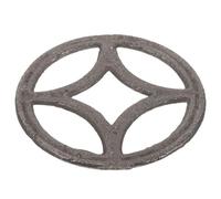 Beaupretty Iron Decorative Fence Gate Insert with Intricate Patterns in Coffee Colour, Easy Installation and Security Features for Rustic Garden Decor and Outdoor Fence Decoration