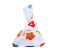 Beaupretty Japanese Style Printed Cotton Wrist Wallet Lightweight Portable Purse for Women and Durable Coin Pouch with Change Storage Elegant Floral Pattern Wrist Bag for Daily Shopping and