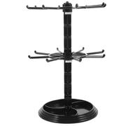 Beaupretty Jewelry Holder Stand Necklace Organizer Rotating Display Rack Keychain Storage Organizer for Home Desk