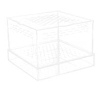 Beaupretty Jumping Spider Habitat Transparent Acrylic Crickets Keeper for Reptiles Enclosure with Ventilated Design Pet Breeding Box for Small Insects and Critters
