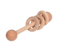 Beaupretty Khaki Wooden 3pcs Interactive Infant Soothing Toys Visual Training Sensory Experiences Montessori Parent-Child Development for Newborns and Babies