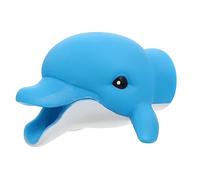 Beaupretty Kids Faucet Extender and Guide Extension for Toddlers, Cartoon Dolphin Design, Safe Plastic Material, Water Flow Guide for Hand Washing, Suitable for Bathroom and Kitchen Sinks
