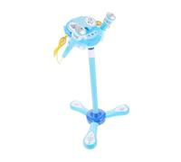 Beaupretty Kids Karaoke Microphone Toy with Dual Mics Pink and Blue, Plastic Simulation Singing Microphone Plaything for Toddlers, Phone Connectable Early Education Music Toy for Boys and Girls