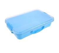 Beaupretty Kids Sandpit with Lid and Storage Box Plastic Space Sandbox for Indoor and Outdoor Sensory Play Home and Kindergarten