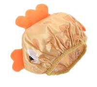 Beaupretty Kids Shower Cap Toddler Sleep Cap Double Layer Waterproof Frog Cartoon Bath Hat for Boys Girls Baby Hair Bonnet Bathing Accessories
